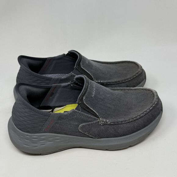 Skechers Parson Dewitt Slip Ins Shoes Mens 8.5 WW Extra Wide Fit Gray Comfort main image 6